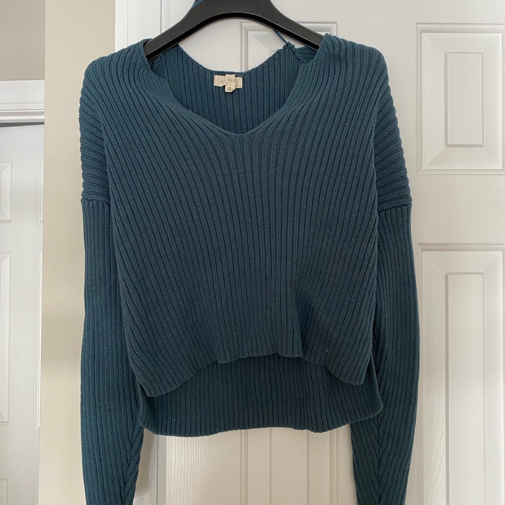 Greenish-blue PacSun sweater
